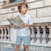 Batiste Boy Shirt, White Sky Blue Bike - Shirts - 3