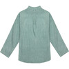 Azad Baby Boy Shirt Linen, Mint - Shirts - 2
