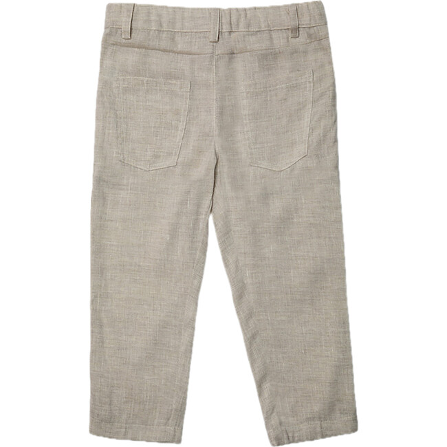 Aurelien Boy Pants Linen, Beige - Pants - 3