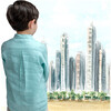 Azad Boy Shirt LS Linen, Mint - Shirts - 2