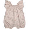 Manon Baby Romper, Light Pink Flowery - Rompers - 1 - thumbnail