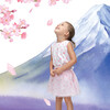 Philo Girl Skirt, Pink Petals - Skirts - 2