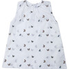 Fleur Blouse Print, White Butterfly - Blouses - 1 - thumbnail