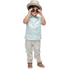 Aurelien Boy Pants Linen, Beige - Pants - 1 - thumbnail