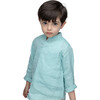 Azad Boy Shirt LS Linen, Mint - Shirts - 3