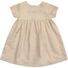 Cecille Baby Dress, Gold Pink - Dresses - 1 - thumbnail