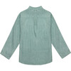 Azad Boy Shirt LS Linen, Mint - Shirts - 4
