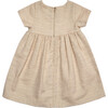 Cecille Baby Dress, Gold Pink - Dresses - 3