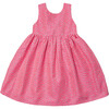 Bella Girl Dress, Pink Fluo - Dresses - 1 - thumbnail