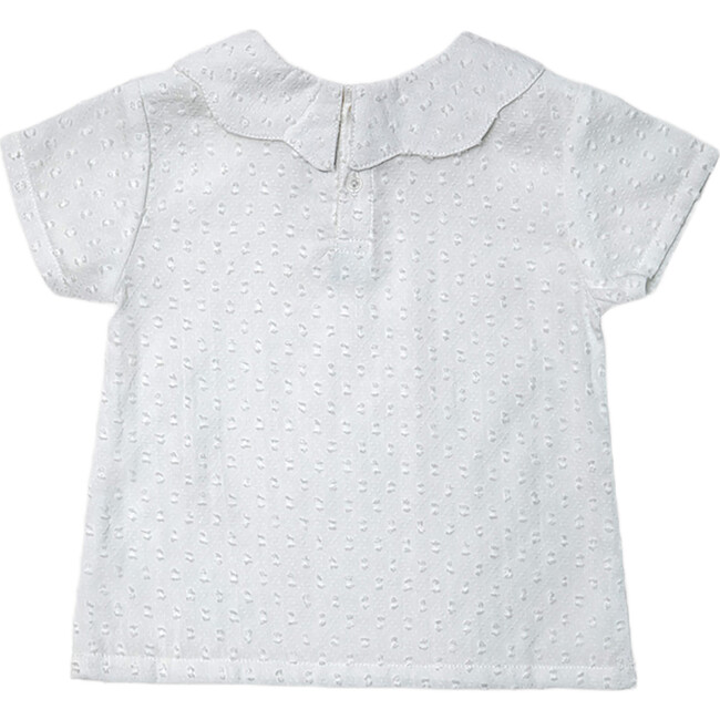 Betina Baby Blouse, White - Blouses - 3