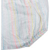 Alana Baby Girl Bloomer, White Fluo Stripes - Bloomers - 2