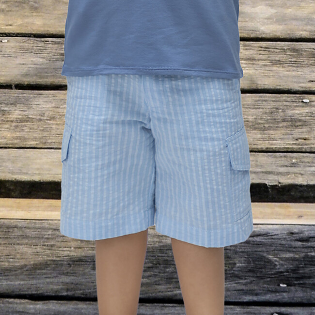 Andre Boy Short, Denim - Shorts - 4