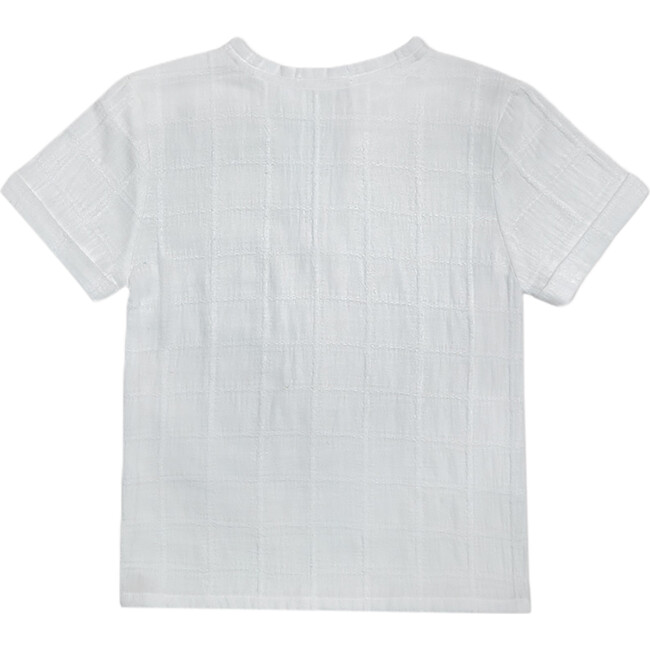 Alfred Baby T-Shirt Rolled Sleeves, White - T-Shirts - 3