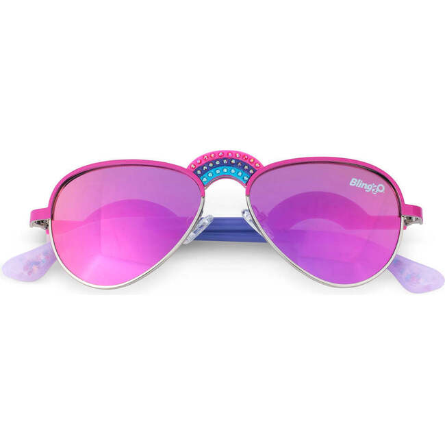 Ibiza Beach Sunglasses, Fuschia Flares