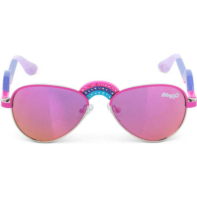 Ibiza Beach Sunglasses, Fuschia Flares - Sunglasses - 3