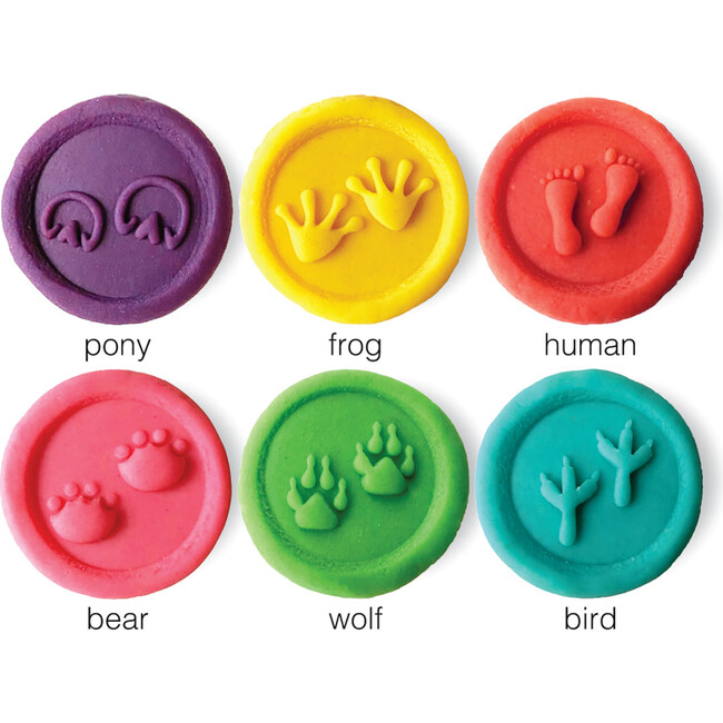 eco-dough tools - animal trackers dough stamps - Art Supplies - 4