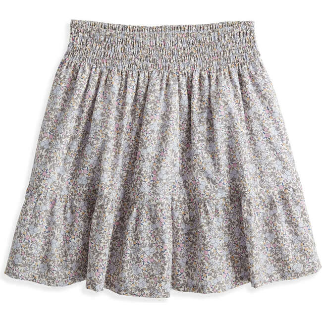 Smocked Skirt, Greyfield Floral