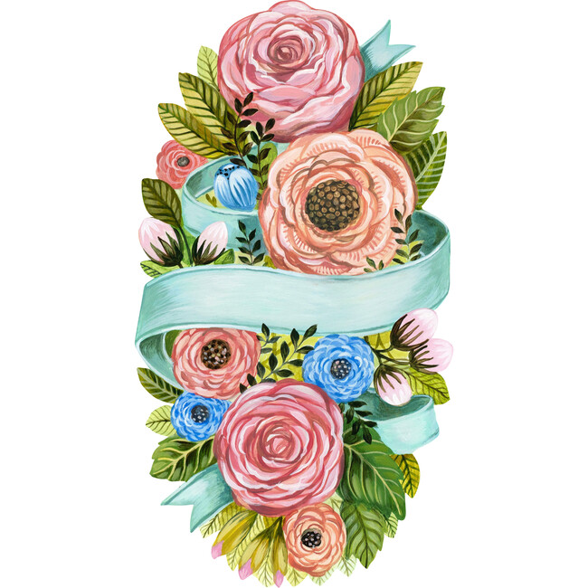 Spring Floral Table Accent, Set of 12