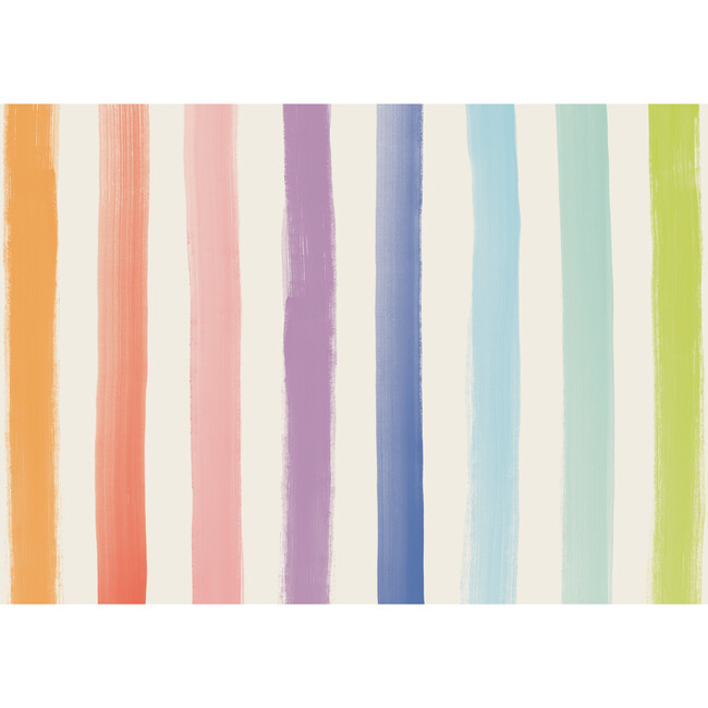 Sorbet Painted Stripe Placemat, Set of 24