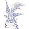 Blue Asiatic Pheasants Place Card, Set of 12 - Tabletop - 1 - thumbnail