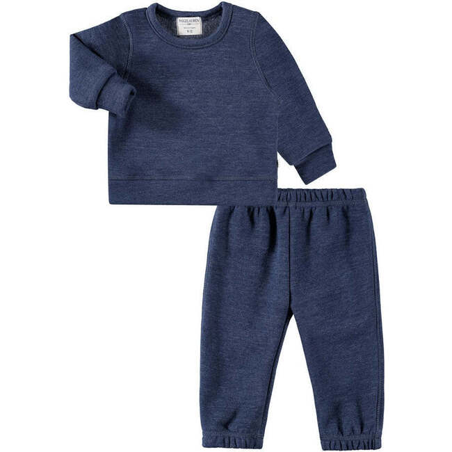 Toddler & Kid Fleece Loungewear Sets, Blue