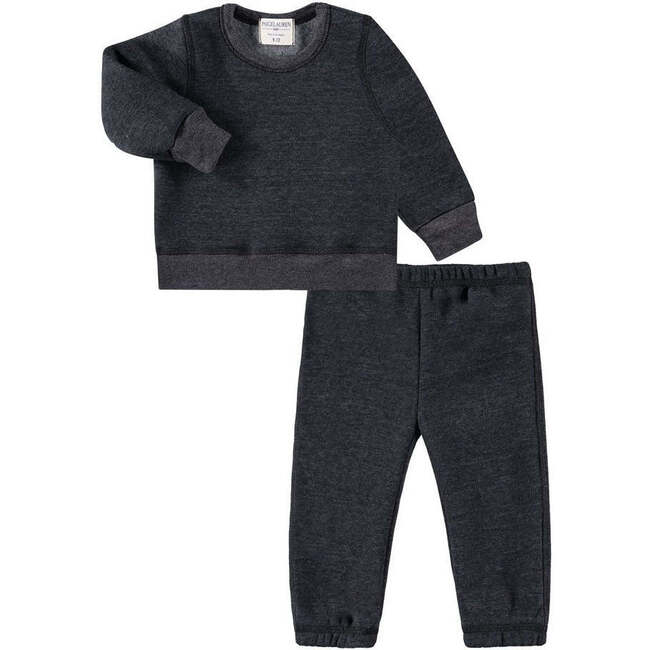 Toddler & Kid Fleece Loungewear Sets, Black