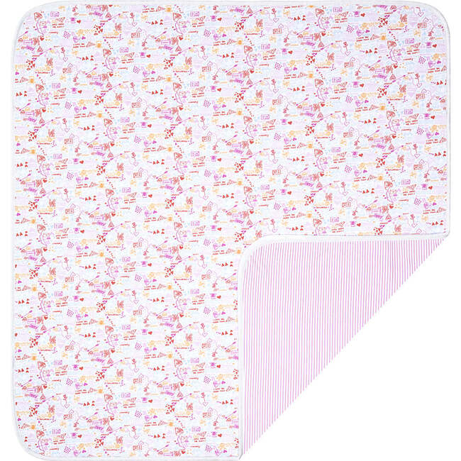 Love Baby Blanket, Cupid Pink