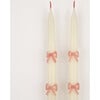 Pink Bow Taper Candles - Party Accessories - 3