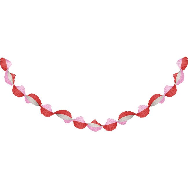 Pink & Red Stitched Streamer - Garlands - 5