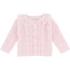 Sweater Cardigan, Pink - Cardigans - 1 - thumbnail