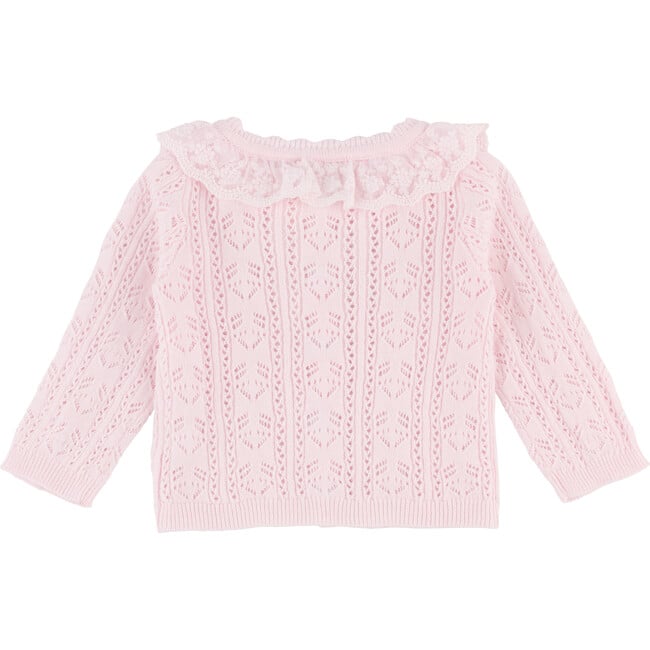 Sweater Cardigan, Pink - Cardigans - 3