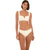 Women's Rory Top, Ivory Diamond Textured - Two Pieces - 1 - thumbnail