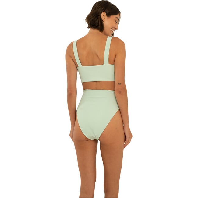 Women's Tess Top, Seafoam Ribbed - Two Pieces - 2