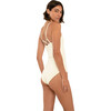 Women's Pippa One Piece, Ivory Diamond Textured - One Pieces - 2