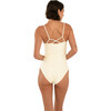 Women's Pippa One Piece, Ivory Diamond Textured - One Pieces - 3