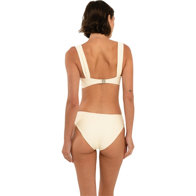 Women's Jessa Bottom, Ivory Diamond Textured - Two Pieces - 3