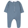 TC Monogram Footed Pajamas, Blue - Pajamas - 2
