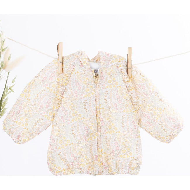 Liberty Floral Baby Jacket, Pink - Coats - 3