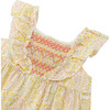 Liberty Floral Smocked Jumpsuit, Pink - Rompers - 3