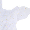 Pretty Daisy Occasion Baby Dress, White - Dresses - 3