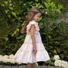 Fuzz Summer Party Dress, Peach - Dresses - 4