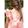 Rosa Ruffled Floral Dress, Pink - Dresses - 5