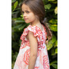 Rosa Ruffled Floral Dress, Pink - Dresses - 6