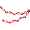 Pink & Red Stitched Streamer - Garlands - 1 - thumbnail