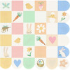 Easter Icon Checkerboard Small Napkins - Tableware - 1 - thumbnail