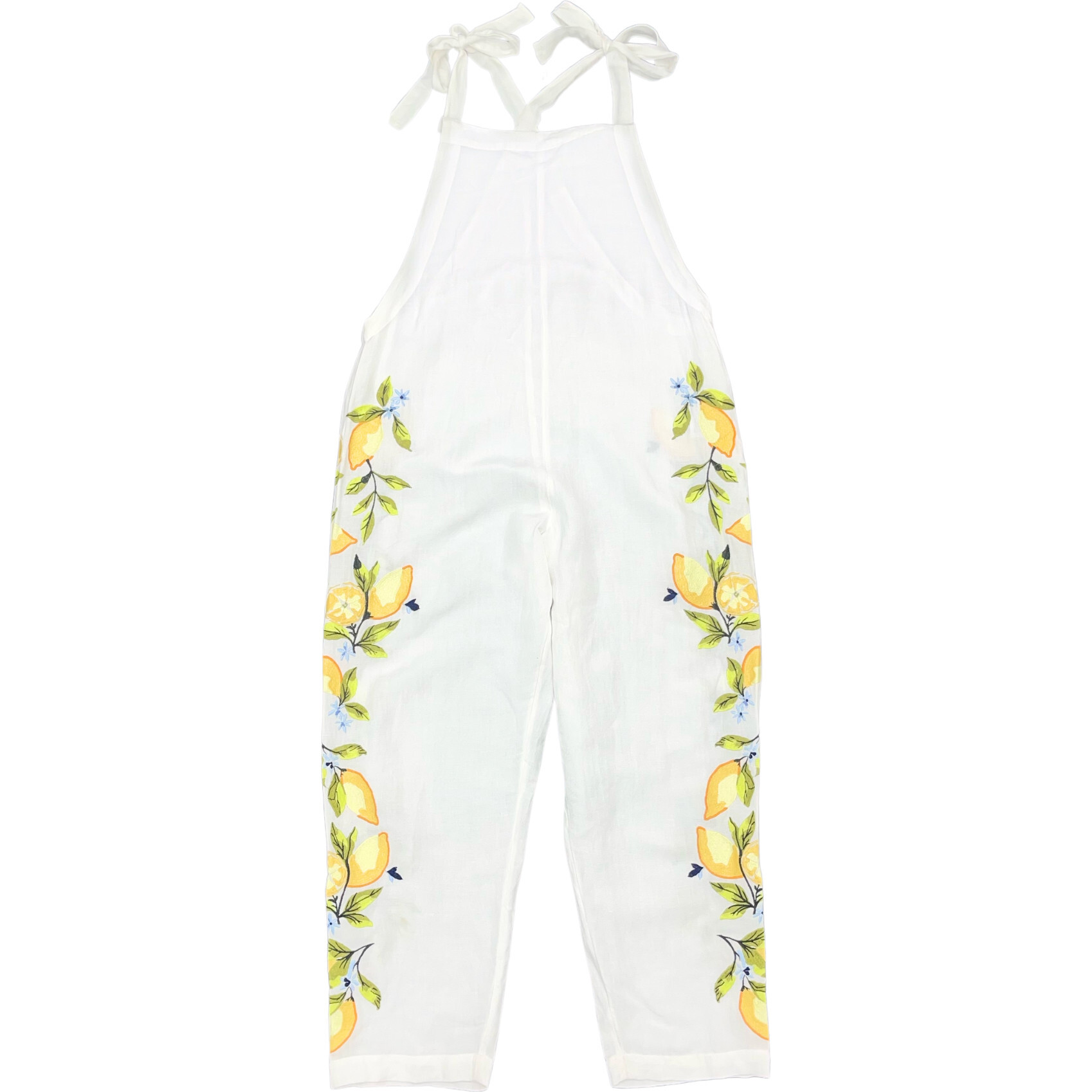 Women's Mimi Midi Coveralls Cover Up, Frutto Di Limoni - Cover-Ups - 1