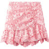 Kiera Embroidered Skirt, Ivory/Pink - Skirts - 1 - thumbnail