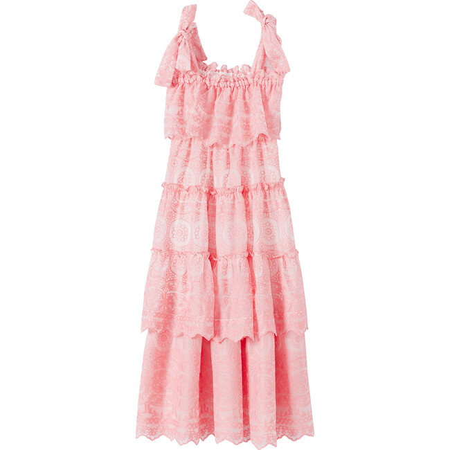 Juniper Embroidered Maxi Dress, Pink