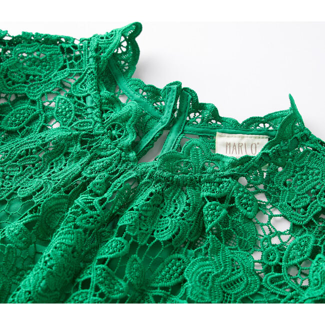 Elsie Dress, Emerald - Dresses - 4