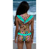 Vienne Animal Print Sleeveless Two-Piece Bikini, Multicolors - Two Pieces - 4